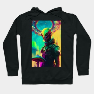 Abstract Another World Alien Hoodie